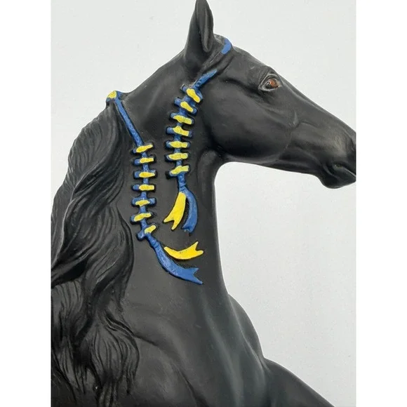 Breyer #971 Iron Metal Chief Black Missouri Fox Trotter Ltd Edition 1997 Horse - Picture 3 of 12